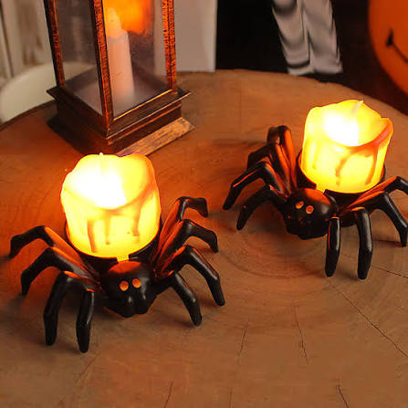Halloween Spider Tea Lights