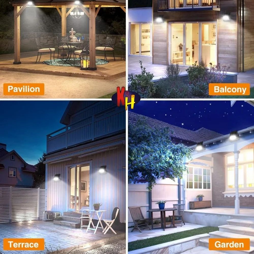 Folding Solar LED Wall Light