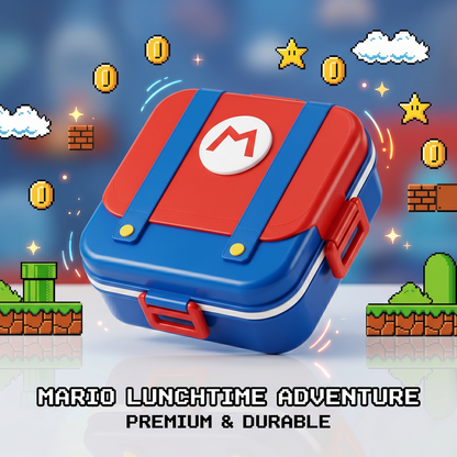 Super Mario and Luigi Character-Themed Bento Lunch Box
