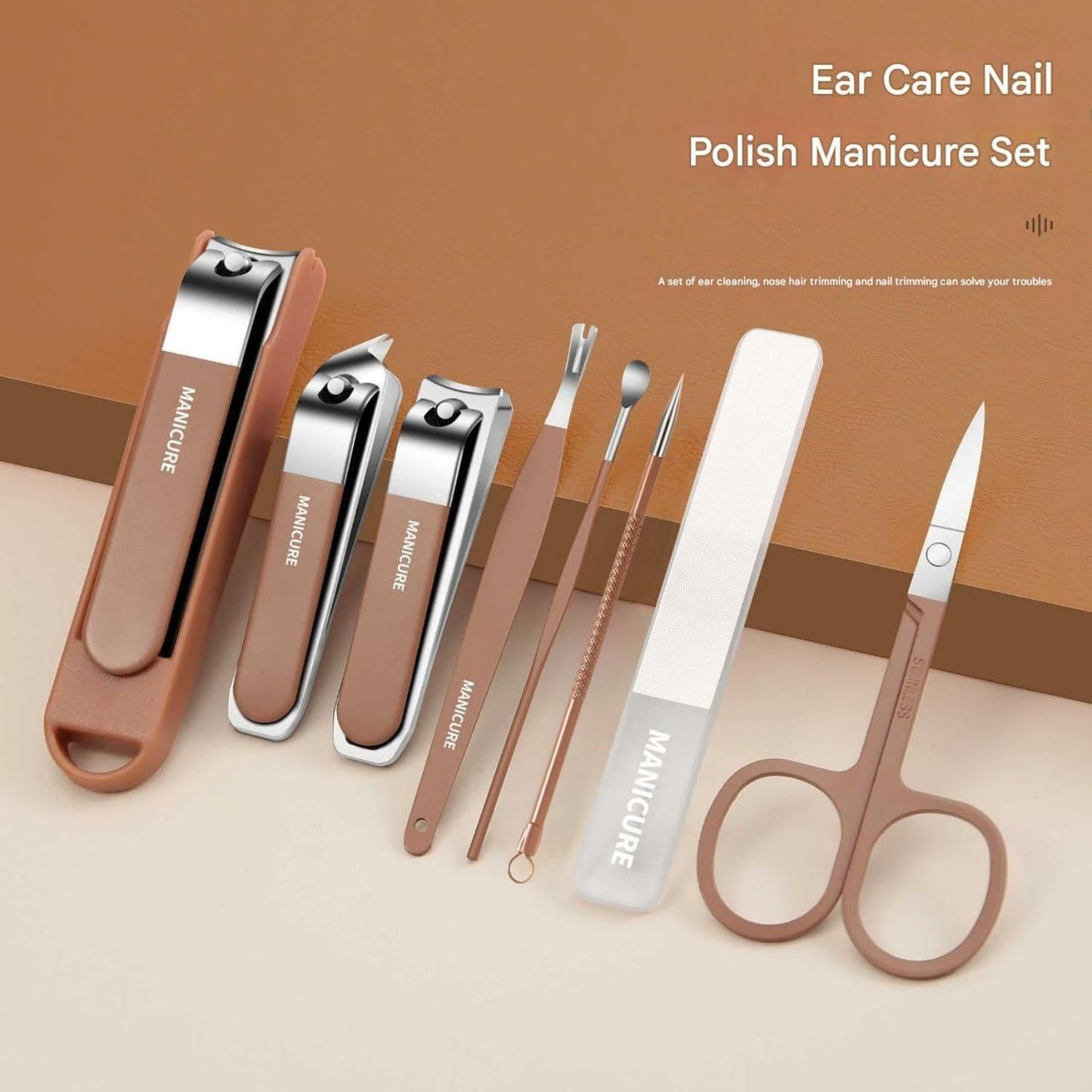 Portable Nail Care Set with Carry Case