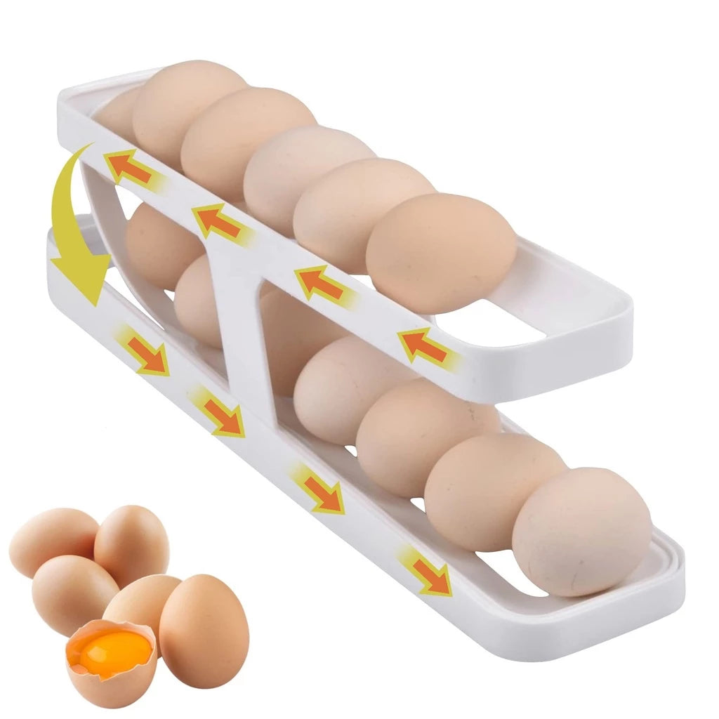 2 Tier Automatic Rolling Egg Dispenser