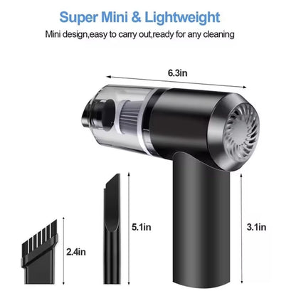 Portable 2in1 Car Vacuum Cleaner