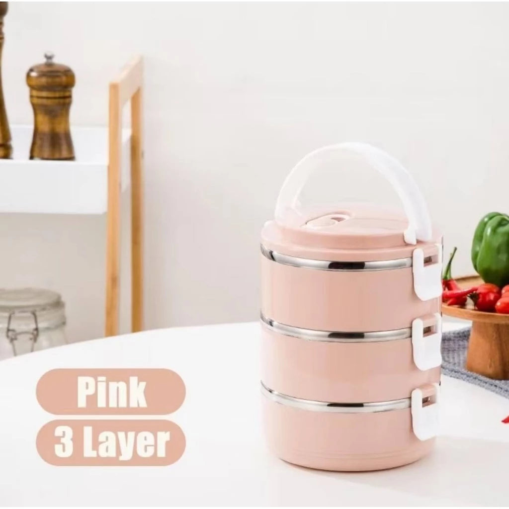 3 Layers Stainless Steel Lunch Box