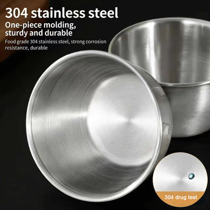 Stainless Steel Dipping Sauce Container with Lid