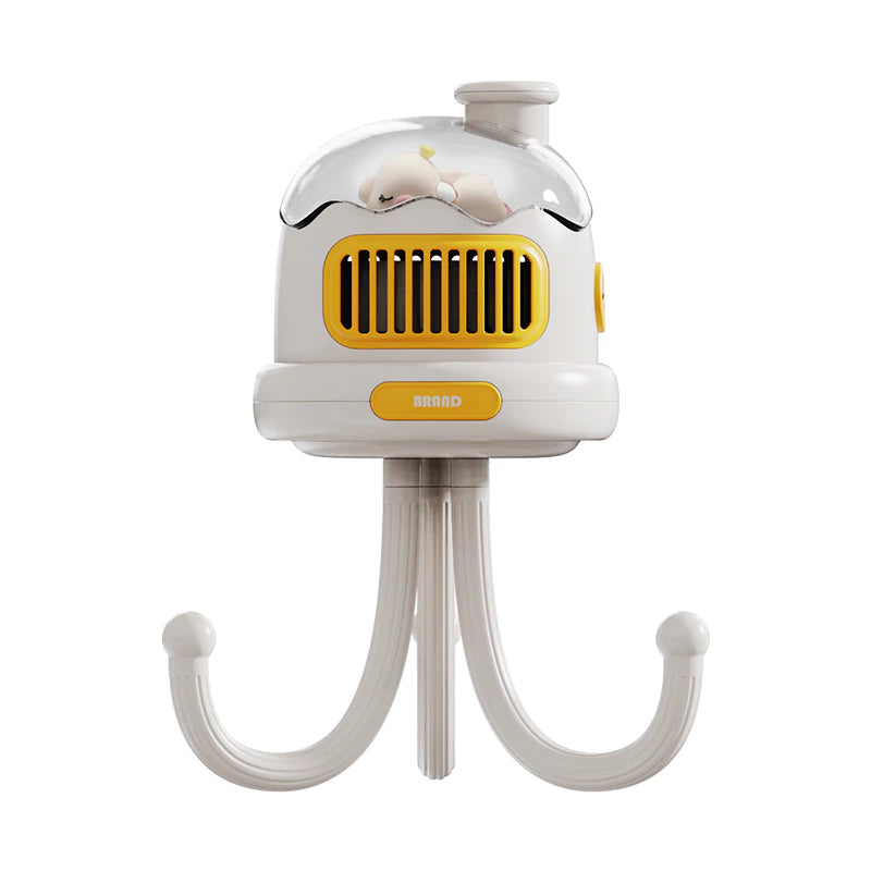 Automatic Oscillating Fan with Flexible Tripod & Night Light
