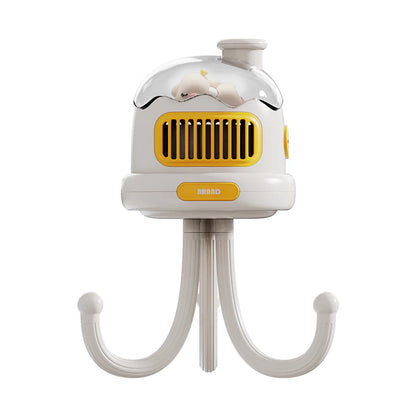 Automatic Oscillating Fan with Flexible Tripod & Night Light