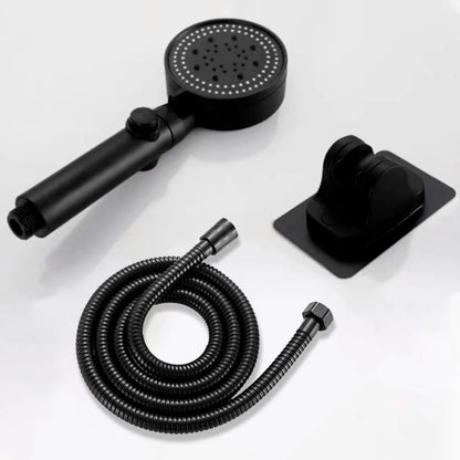 3-Piece Black Shower Head Set