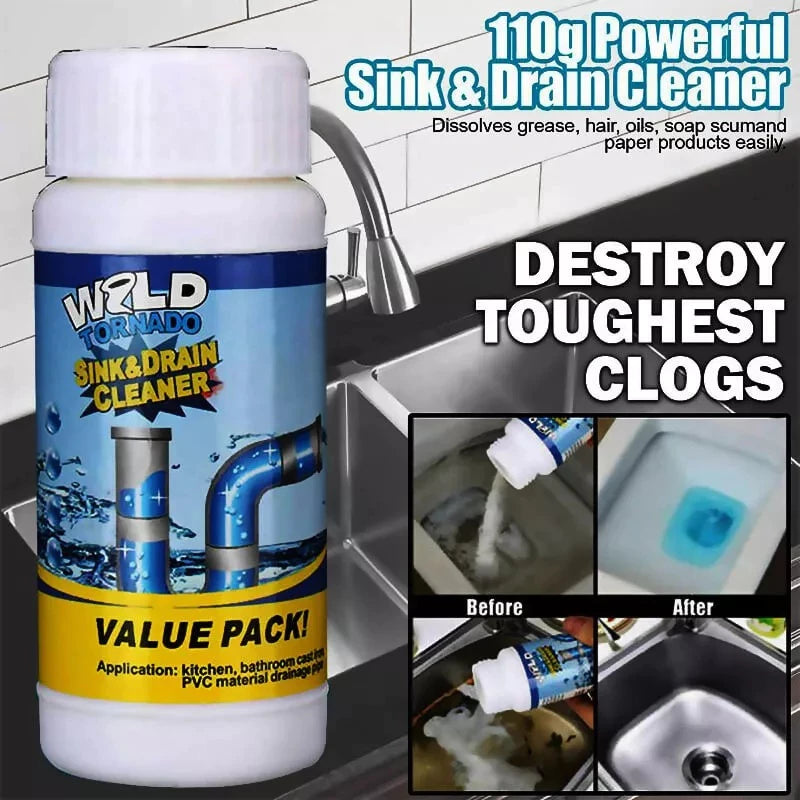 Wild Tornado Powerful Sink & Drain Cleaner Powder