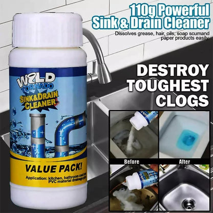 Wild Tornado Powerful Sink & Drain Cleaner Powder