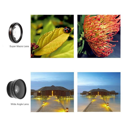 Universal 3in1 Fish Eye + Wide Angle + Macro Camera Mobile Phone Clip-on Lens