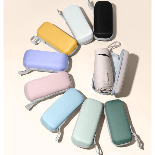 Mini Folding UV Protection Umbrella with Case