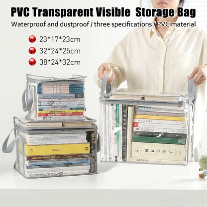 Transparent Book Storage Bag