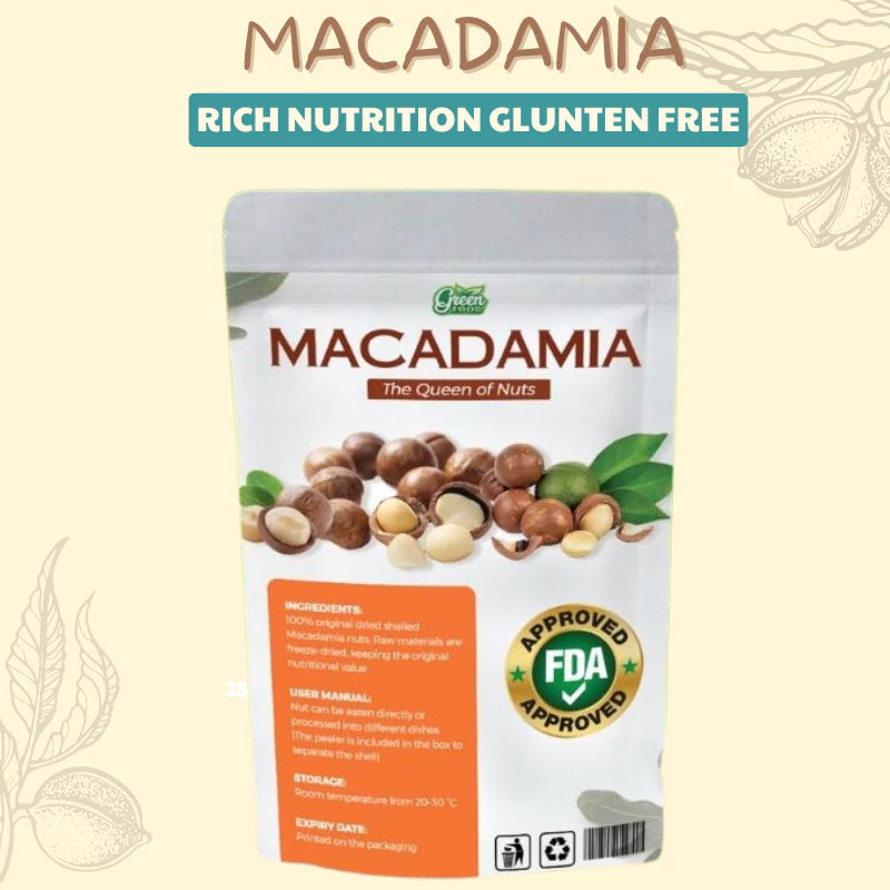 Green Food Macadamia Nuts 200g
