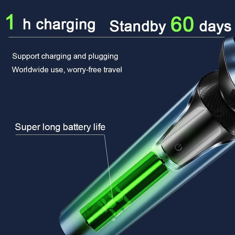 3 In 1 USB Rechargeable Shaver For Men