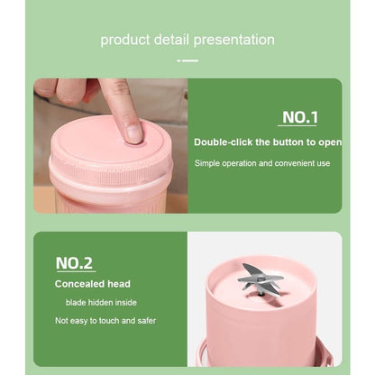 USB Rechargeable Electric Fruit Juicer Bottle