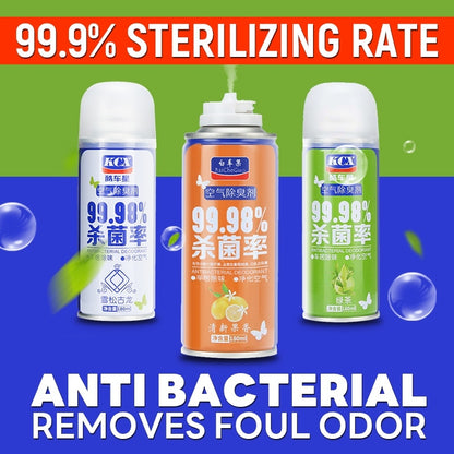 Car One-Click Anti bacterial Deodorant Spray