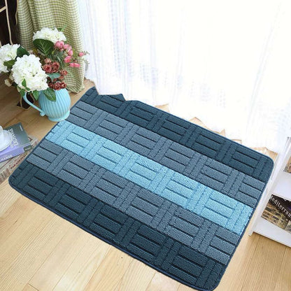 Modern Style Striped Pattern Anti-Slip Doormat