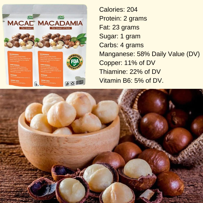 Green Food Macadamia Nuts 200g