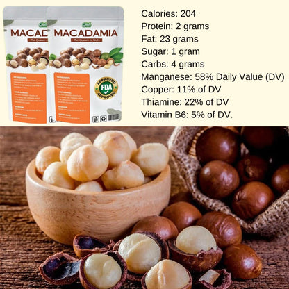 Green Food Macadamia Nuts 200g