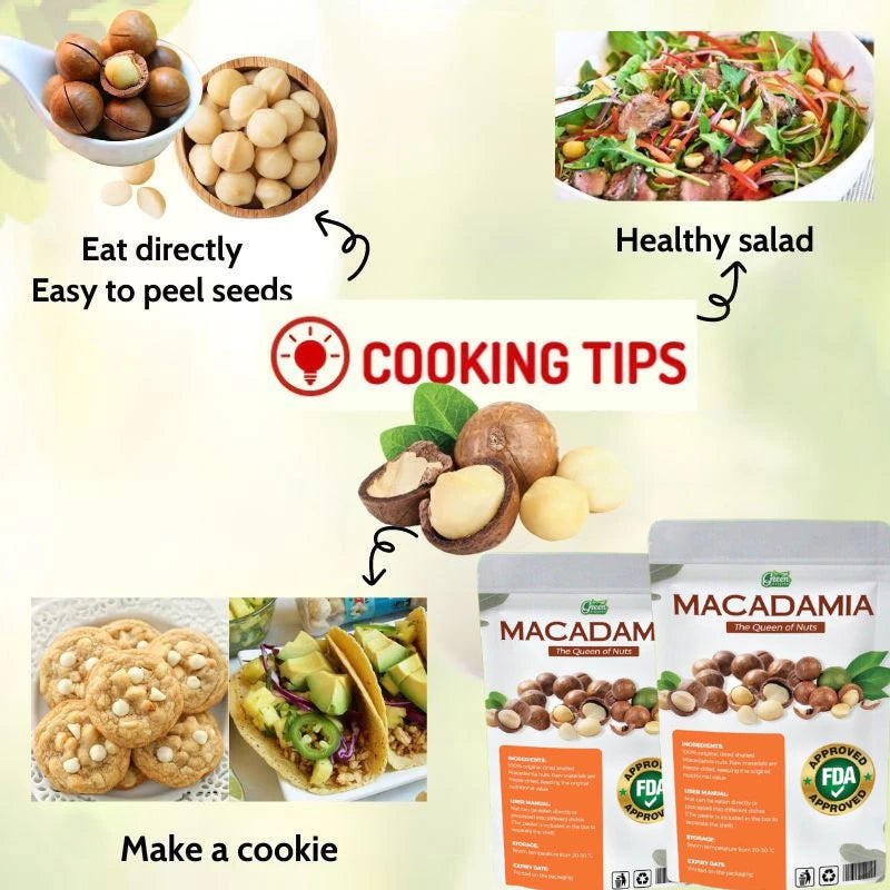 Green Food Macadamia Nuts 200g
