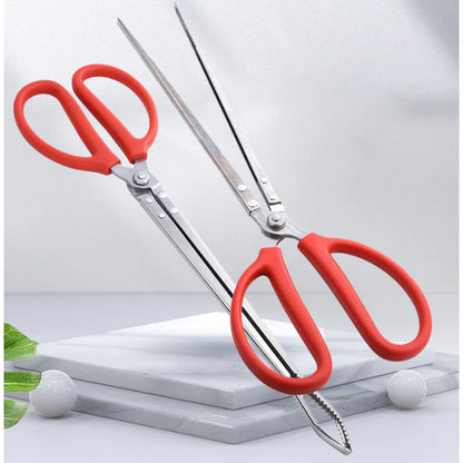 Multifunctional Stainless Steel Long-reach Scissor Tong