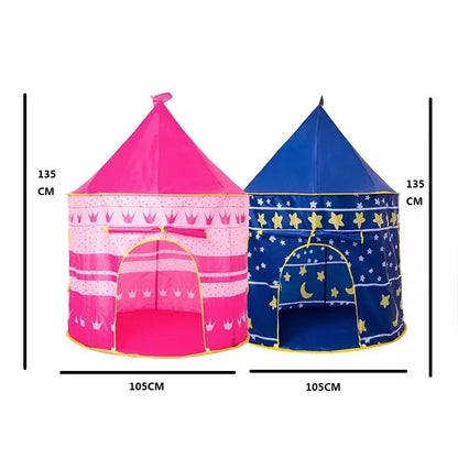 Kids Portable Folding Castle Tent
