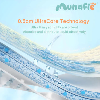MUNAFIE Disposable Pull-Up Pants Baby Diaper 30pcs/pack
