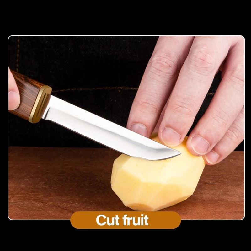 Japanese Double-Edged Stainless Steel Knife