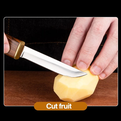 Japanese Double-Edged Stainless Steel Knife