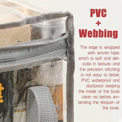 Transparent Book Storage Bag