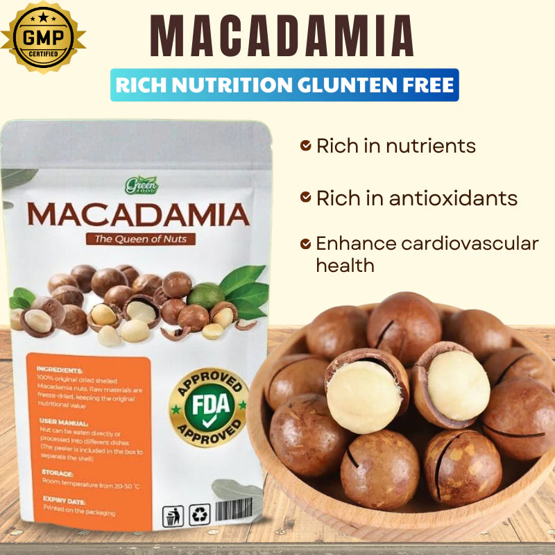 Green Food Macadamia Nuts 200g