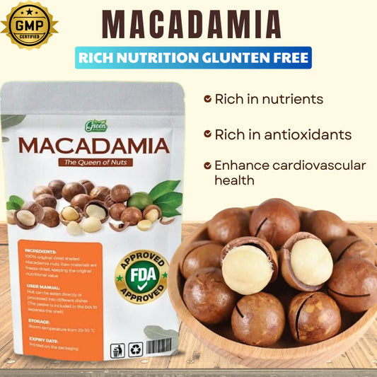 Green Food Macadamia Nuts 200g