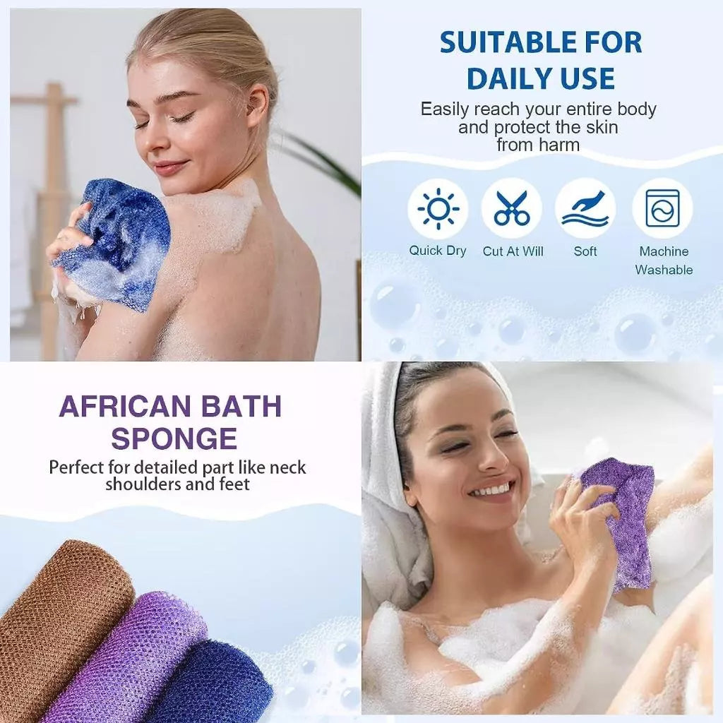 African Exfoliating Bath Net Sponge