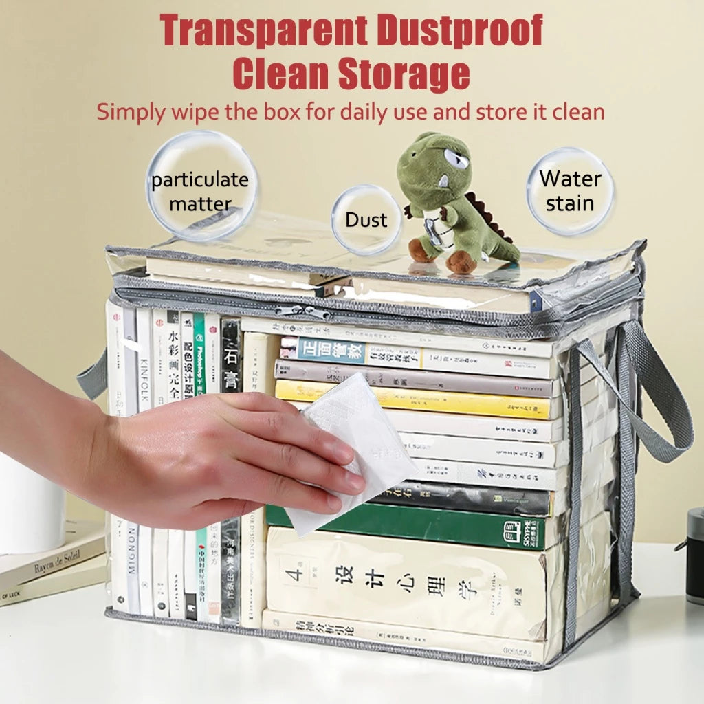 Transparent Book Storage Bag