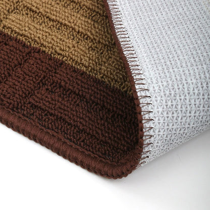 Modern Style Striped Pattern Anti-Slip Doormat