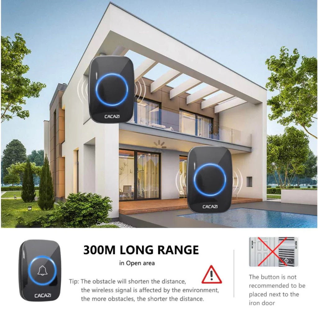 CACAZI Smart Wireless Doorbell