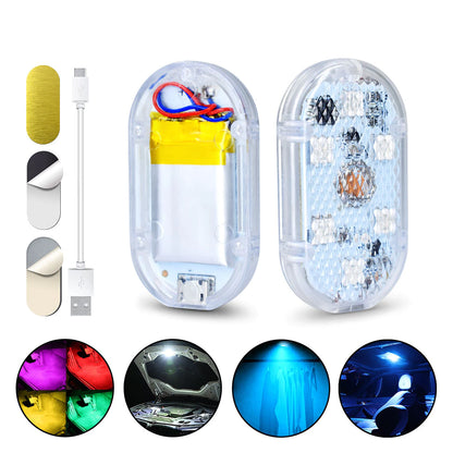 USB Rechargeable Magnetic Car LED Touch Light