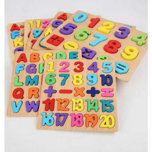Wooden Puzzle Boards for Toddlers