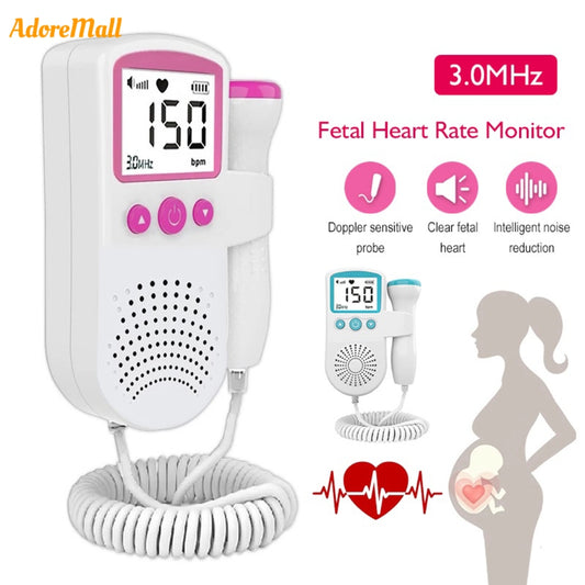 Fetal Doppler Baby Heartbeat Detector