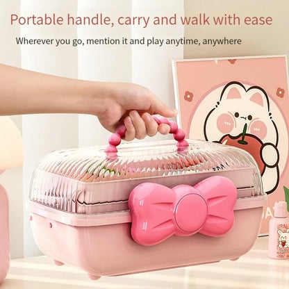 3 Layer Hair Accessories Storage Box Organizer