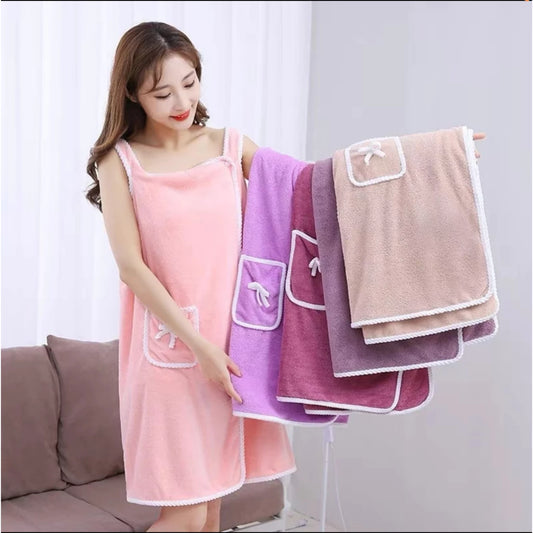 Wearable Quick Drying Bath Towel
