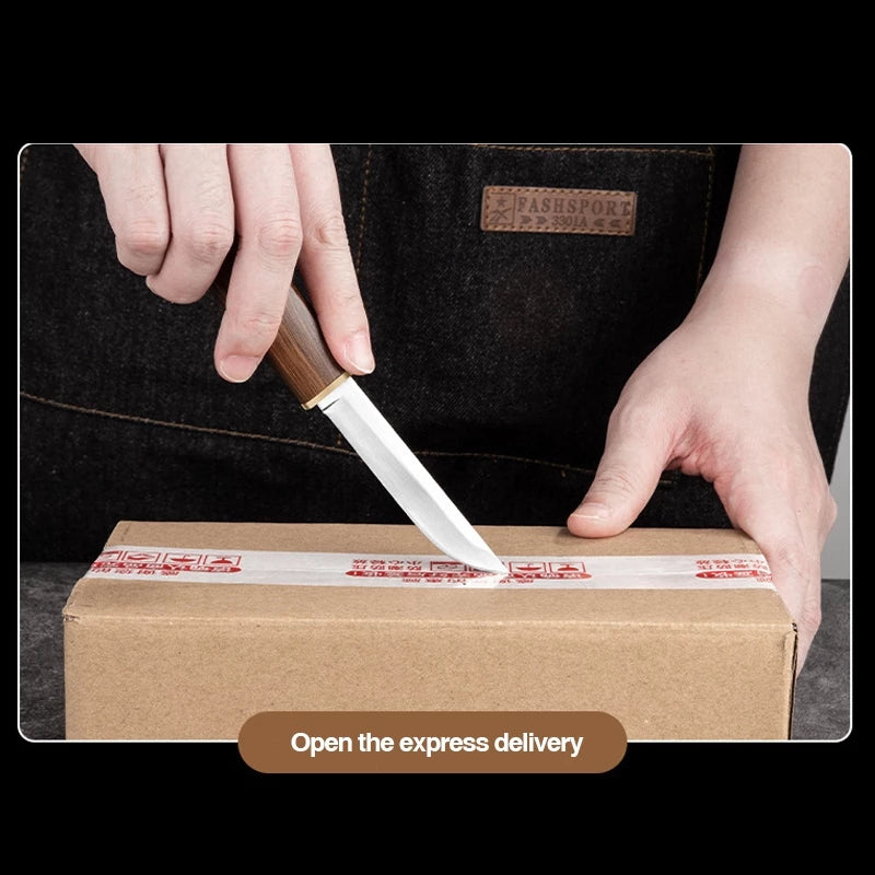 Japanese Double-Edged Stainless Steel Knife