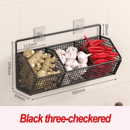 Kitchen Wall Hanging Shelf Rack