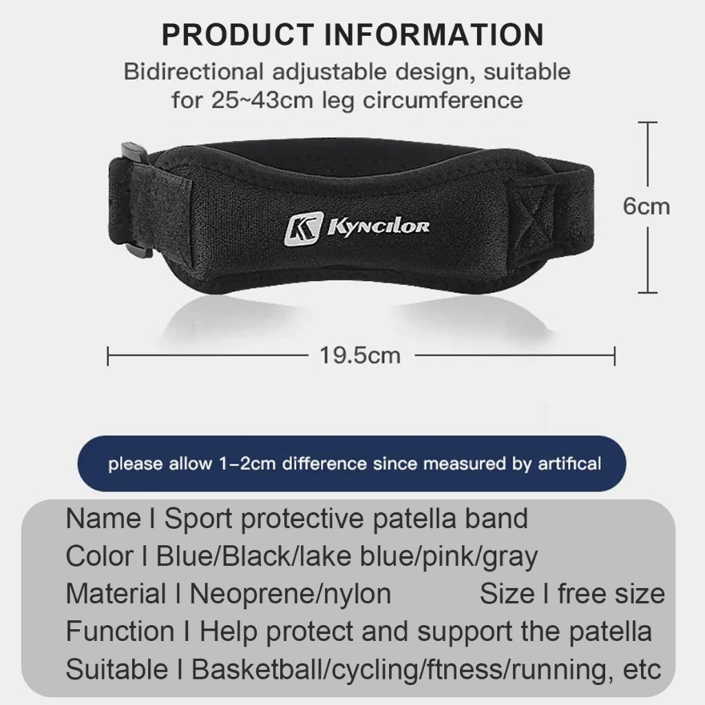 1PC Adjustable Patellar Support Strap