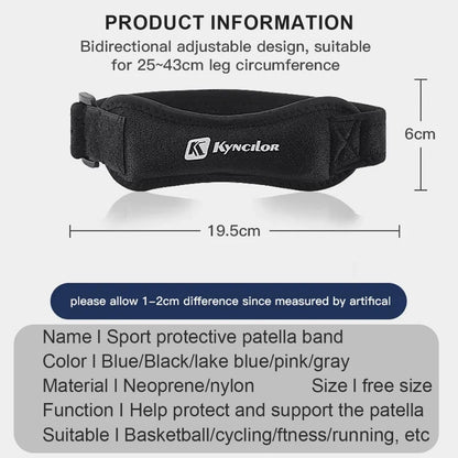 1PC Adjustable Patellar Support Strap