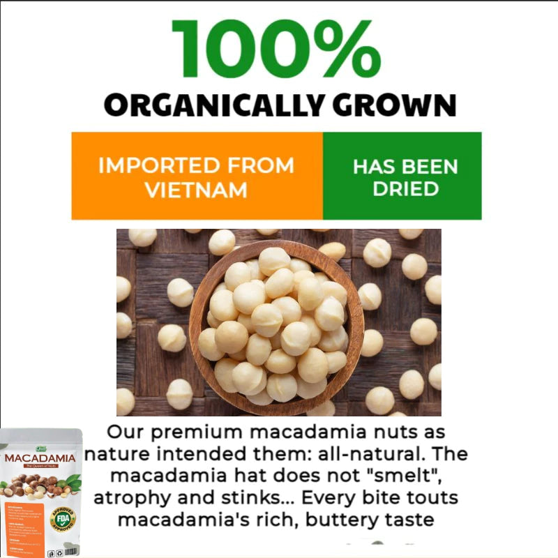 Green Food Macadamia Nuts 200g