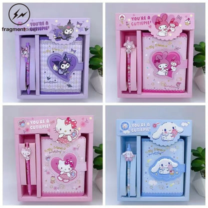 Sanrio Notebook with Pen Set