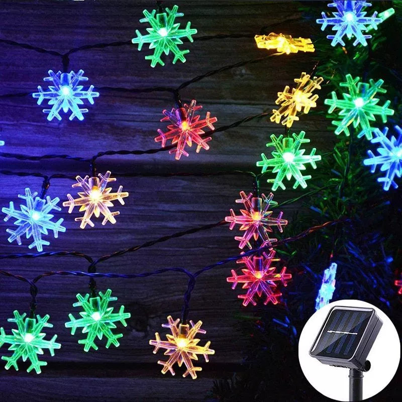 20 LED Solar Christmas String Lights