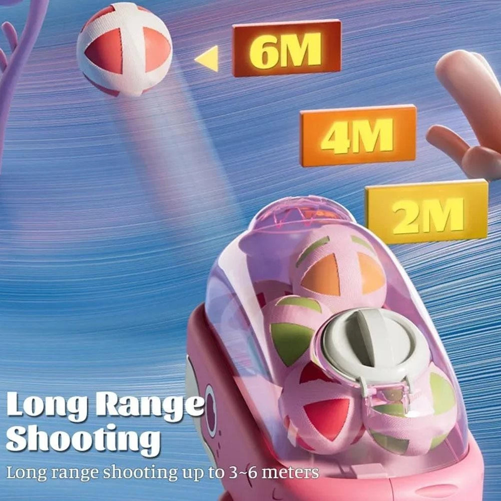 Children's Sticky Ball Launching Toy Gun