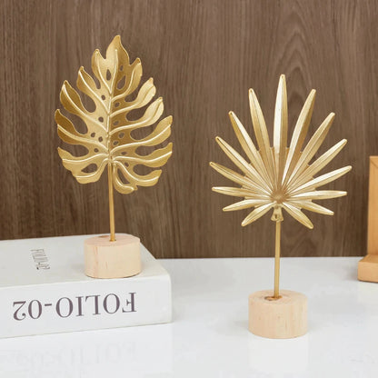 Gold Metal Leaf Decor